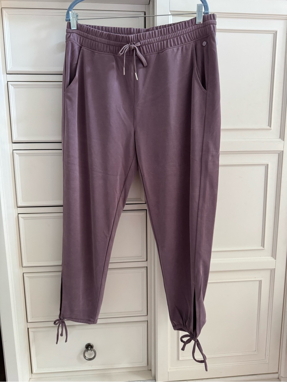 Calia Drawstring Jogger Pants in Dusty Mauve